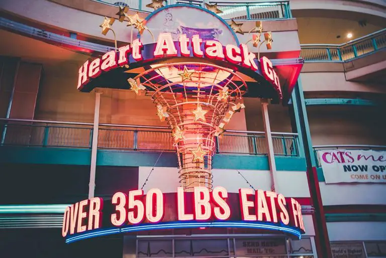The Heart Attack Grill on Fremont Street in downtown Las Vegas.
