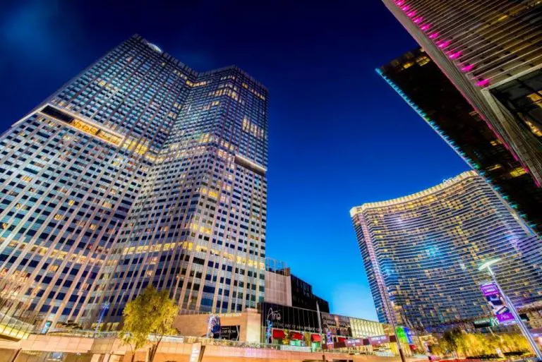 Area where the Luxus Hotel would be located on the Las Vegas Strip