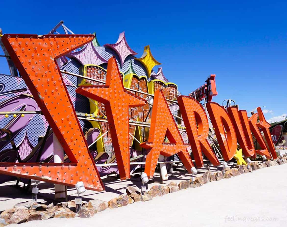 24 Best Museums in Las Vegas (Cool, Fun & Weird!) 1 Stardust sign at The Neon Museum boneyard in Las Vegas.